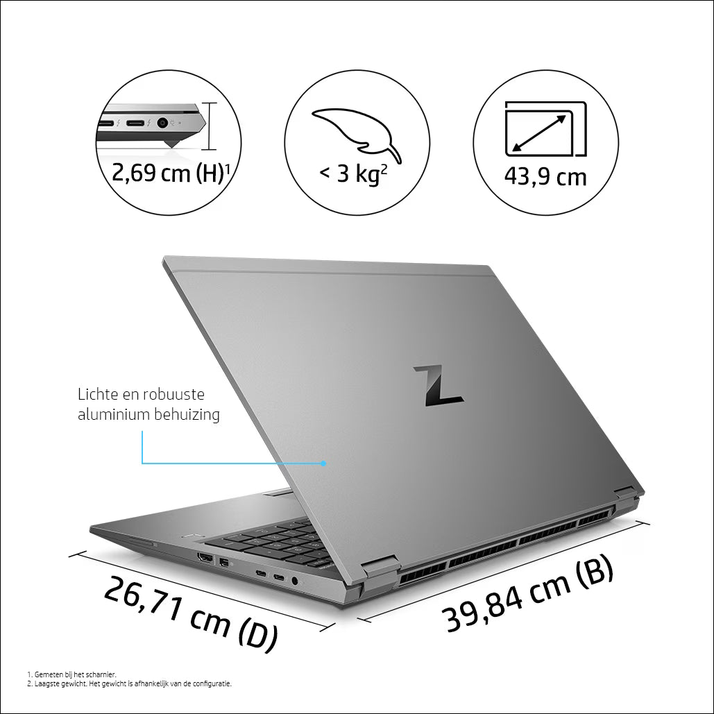 HP ZBook Fury 17 G8 I7 32GB 512SSD 17" Refurbished 4*
