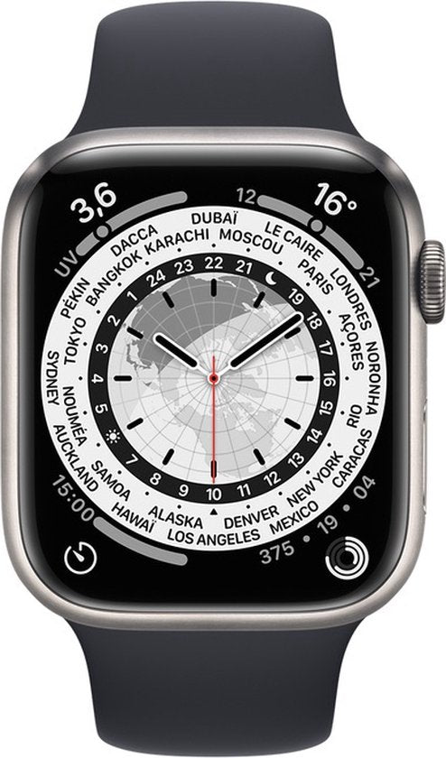 Apple Watch Series 7 Titanium 45mm Silv/Blue GPS 4G Refurb * - Simple kopen bij Microforce | Apple - specialist & refurbished expert | Gratis afhalen in Gentbrugge, Antwerpen & Oudenaarde of snelle levering in België!