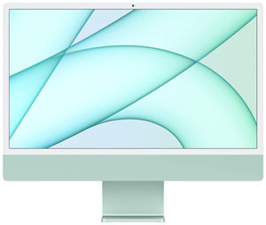 Apple iMac 24" 4.5K M1 8GB 256SSD Green Refurbished 5* M