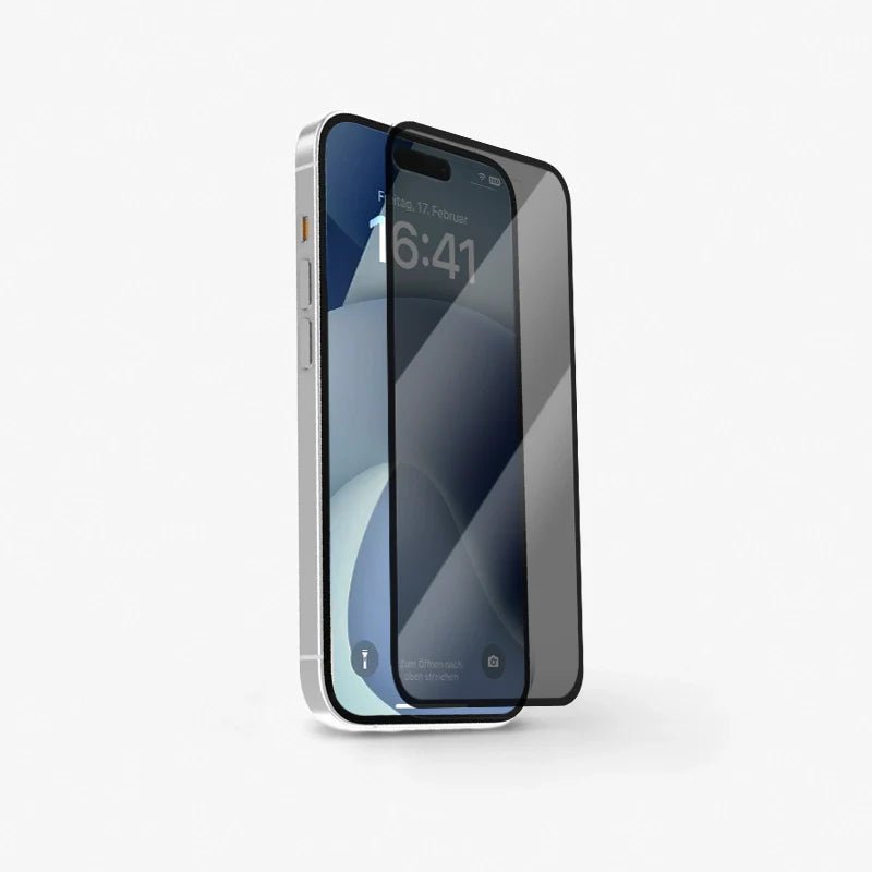 iPhone 15 Pro Tempered Hard Glass Screenprotector PRIVACY - Simple kopen bij Microforce | Apple - specialist & refurbished expert | Gratis afhalen in Gentbrugge, Antwerpen & Oudenaarde of snelle levering in België!