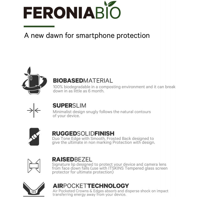 ITSKINS iPhone 11 Pro Level 2 FeroniaBio Level 2 Black - Simple kopen bij Microforce | Apple - specialist & refurbished expert | Gratis afhalen in Gentbrugge, Antwerpen & Oudenaarde of snelle levering in België!