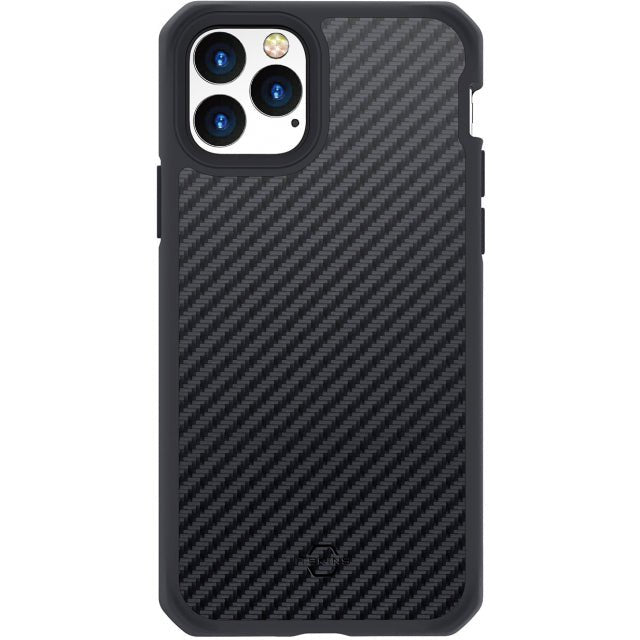ITSKINS iPhone 11 Pro Level 2 HybridFusion Carbon - Simple kopen bij Microforce | Apple - specialist & refurbished expert | Gratis afhalen in Gentbrugge, Antwerpen & Oudenaarde of snelle levering in België!