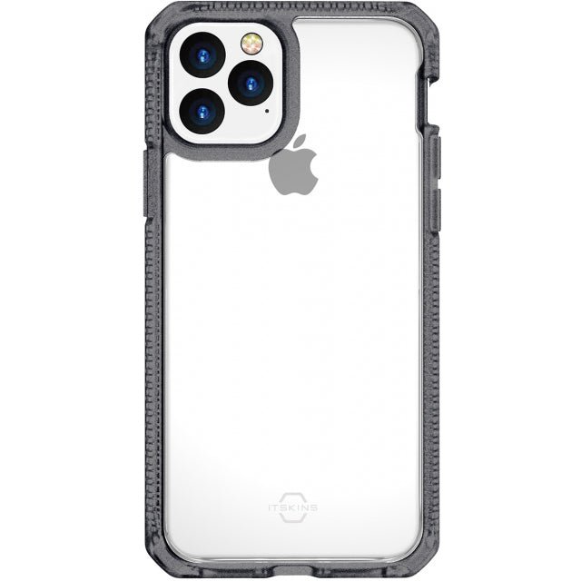 ITSKINS iPhone 11 Pro Max Level 2 HybridFrost Transparent bl - Simple kopen bij Microforce | Apple - specialist & refurbished expert | Gratis afhalen in Gentbrugge, Antwerpen & Oudenaarde of snelle levering in België!
