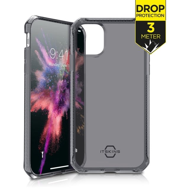 ITSKINS iPhone 11/XR Level 2 SpectrumClear Black - Simple kopen bij Microforce | Apple - specialist & refurbished expert | Gratis afhalen in Gentbrugge, Antwerpen & Oudenaarde of snelle levering in België!