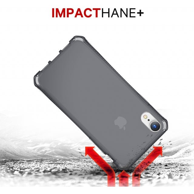ITSKINS iPhone 11/XR Level 2 SpectrumClear Black - Simple kopen bij Microforce | Apple - specialist & refurbished expert | Gratis afhalen in Gentbrugge, Antwerpen & Oudenaarde of snelle levering in België!