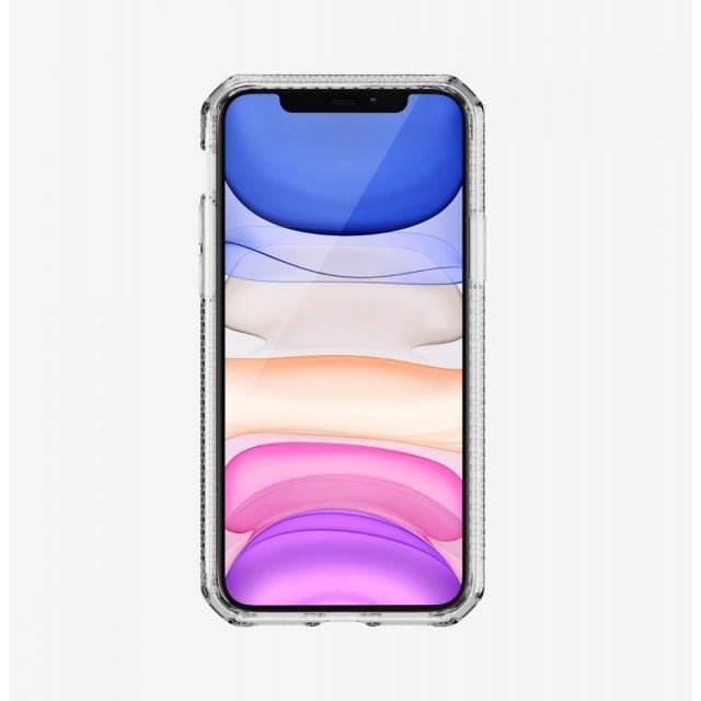 ITSKINS iPhone 11/XR Level 2 SpectrumClear Transparent - Simple kopen bij Microforce | Apple - specialist & refurbished expert | Gratis afhalen in Gentbrugge, Antwerpen & Oudenaarde of snelle levering in België!