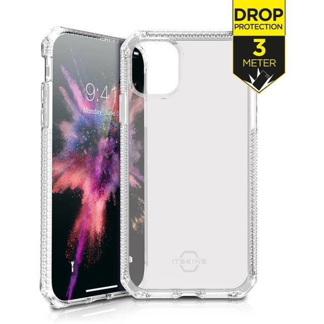 ITSKINS iPhone 11/XR Level 2 SpectrumClear Transparent - Simple kopen bij Microforce | Apple - specialist & refurbished expert | Gratis afhalen in Gentbrugge, Antwerpen & Oudenaarde of snelle levering in België!