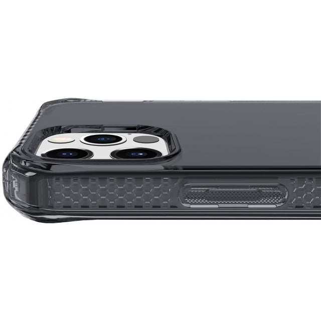 ITSKINS iPhone 12 Pro Max Level 2 SupremeClear Smoke - Simple kopen bij Microforce | Apple - specialist & refurbished expert | Gratis afhalen in Gentbrugge, Antwerpen & Oudenaarde of snelle levering in België!