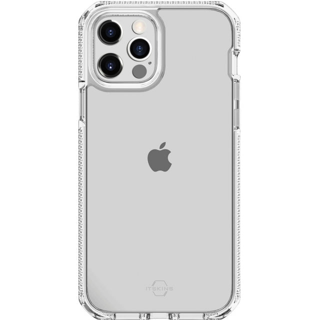 ITSKINS iPhone 12 Pro Max Level 3 SupremeClear White Transp. - Simple kopen bij Microforce | Apple - specialist & refurbished expert | Gratis afhalen in Gentbrugge, Antwerpen & Oudenaarde of snelle levering in België!
