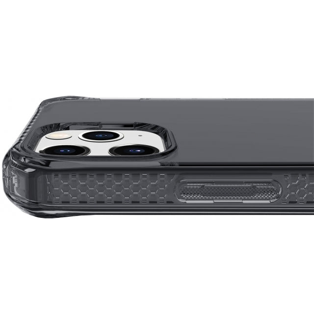 ITSKINS iPhone 12/12 Pro Level 2 SpectrumClear Smoke - Simple kopen bij Microforce | Apple - specialist & refurbished expert | Gratis afhalen in Gentbrugge, Antwerpen & Oudenaarde of snelle levering in België!