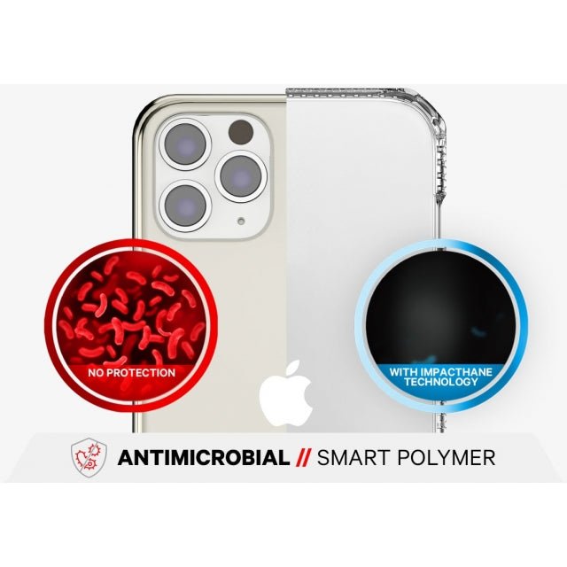 ITSKINS iPhone 12/12 Pro Level 2 SpectrumClear Smoke - Simple kopen bij Microforce | Apple - specialist & refurbished expert | Gratis afhalen in Gentbrugge, Antwerpen & Oudenaarde of snelle levering in België!