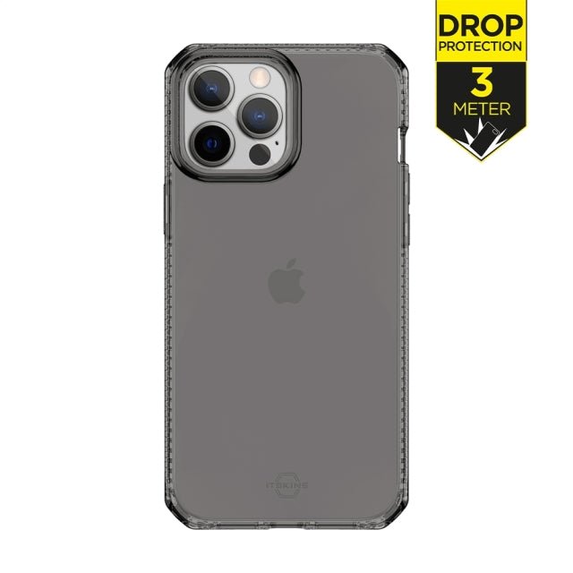 ITSKINS iPhone 13 Pro Level 2 SpectrumClear Smoke - Simple kopen bij Microforce | Apple - specialist & refurbished expert | Gratis afhalen in Gentbrugge, Antwerpen & Oudenaarde of snelle levering in België!