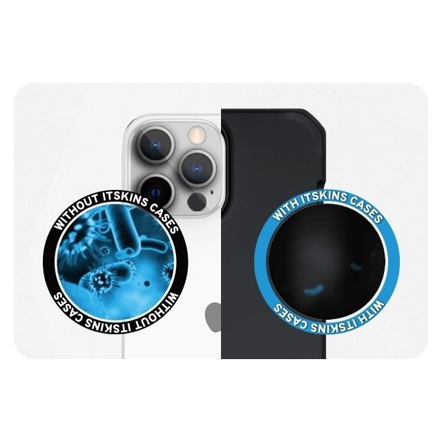 ITSKINS iPhone 13 Pro Max Level 2 SpectrumSolid Plain Black - Simple kopen bij Microforce | Apple - specialist & refurbished expert | Gratis afhalen in Gentbrugge, Antwerpen & Oudenaarde of snelle levering in België!