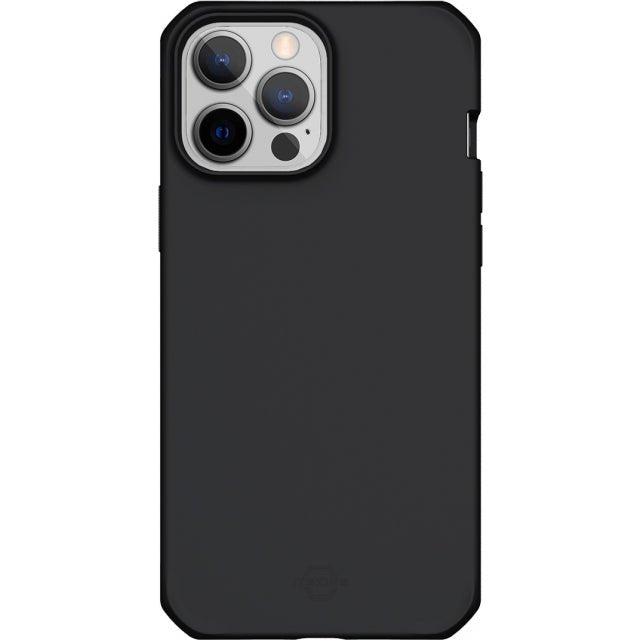 ITSKINS iPhone 13 Pro Max Level 2 SpectrumSolid Plain Black - Simple kopen bij Microforce | Apple - specialist & refurbished expert | Gratis afhalen in Gentbrugge, Antwerpen & Oudenaarde of snelle levering in België!