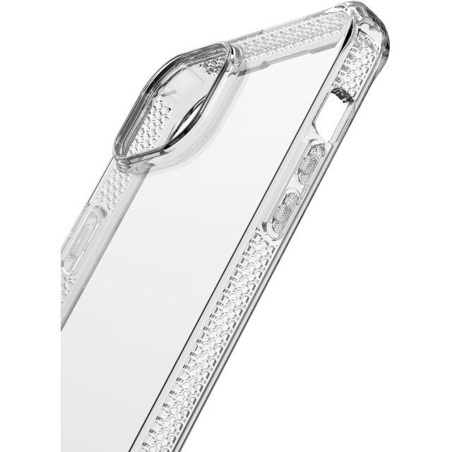 ITSKINS iPhone 13/14/15 Level 2 SpectrumClear Transparent - Simple kopen bij Microforce | Apple - specialist & refurbished expert | Gratis afhalen in Gentbrugge, Antwerpen & Oudenaarde of snelle levering in België!