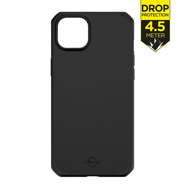 ITSKINS iPhone 13/14/15 Level 3 SpectrumSilk Black - Simple kopen bij Microforce | Apple - specialist & refurbished expert | Gratis afhalen in Gentbrugge, Antwerpen & Oudenaarde of snelle levering in België!