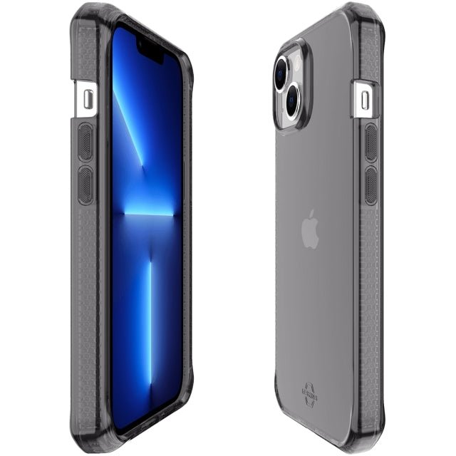 ITSKINS iPhone 13/14 Level 2 SpectrumClear Smoke - Simple kopen bij Microforce | Apple - specialist & refurbished expert | Gratis afhalen in Gentbrugge, Antwerpen & Oudenaarde of snelle levering in België!