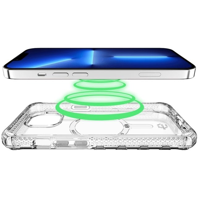 ITSKINS iPhone 14 Plus Level 3 SupremeMagClear Transparent - Simple kopen bij Microforce | Apple - specialist & refurbished expert | Gratis afhalen in Gentbrugge, Antwerpen & Oudenaarde of snelle levering in België!