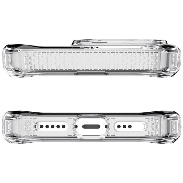 ITSKINS iPhone 14 Pro Level 2 SpectrumClear Transparent - Simple kopen bij Microforce | Apple - specialist & refurbished expert | Gratis afhalen in Gentbrugge, Antwerpen & Oudenaarde of snelle levering in België!