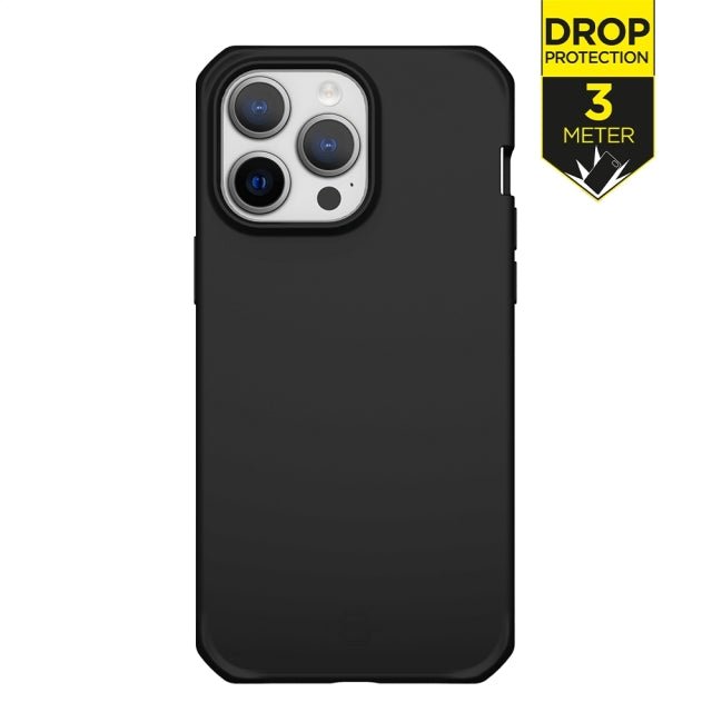 ITSKINS Iphone 14 Pro Max Level 2 SpectrumSolid Plain black - Simple kopen bij Microforce | Apple - specialist & refurbished expert | Gratis afhalen in Gentbrugge, Antwerpen & Oudenaarde of snelle levering in België!