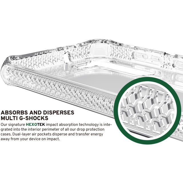 ITSKINS Samsung S23 Level 2 SpectrumClear Transparent - Simple kopen bij Microforce | Apple - specialist & refurbished expert | Gratis afhalen in Gentbrugge, Antwerpen & Oudenaarde of snelle levering in België!