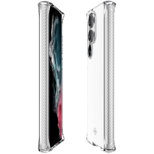 ITSKINS Samsung S23 Ultra Level 2 SpectrumClear Transparent - Simple kopen bij Microforce | Apple - specialist & refurbished expert | Gratis afhalen in Gentbrugge, Antwerpen & Oudenaarde of snelle levering in België!