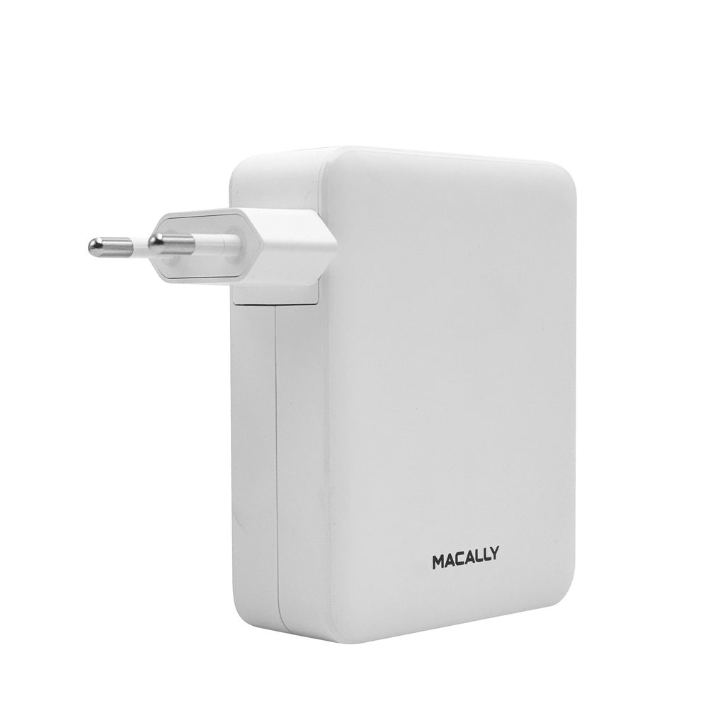 Macally 142W GaN 4 port USB - C/USB - A Charger - Simple kopen bij Microforce | Apple - specialist & refurbished expert | Gratis afhalen in Gentbrugge, Antwerpen & Oudenaarde of snelle levering in België!