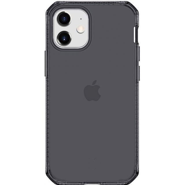 ITSKINS iPhone 12 Mini Level 2 SpectrumClear Smoke - Simple kopen bij Microforce | Apple - specialist & refurbished expert | Gratis afhalen in Gentbrugge, Antwerpen & Oudenaarde of snelle levering in België!