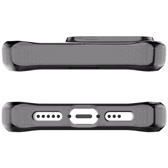 ITSKINS iPhone 14 Pro Level 2 SpectrumClear Smoke - Simple kopen bij Microforce | Apple - specialist & refurbished expert | Gratis afhalen in Gentbrugge, Antwerpen & Oudenaarde of snelle levering in België!