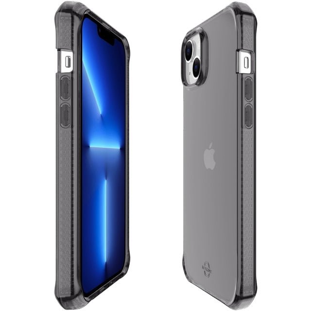 ITSKINS iPhone 14/15 Plus Level 2 SpectrumClear Smoke - Simple kopen bij Microforce | Apple - specialist & refurbished expert | Gratis afhalen in Gentbrugge, Antwerpen & Oudenaarde of snelle levering in België!