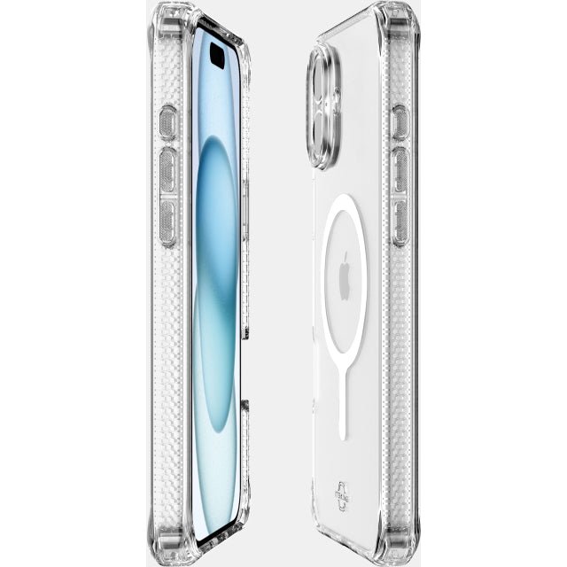 ITSKINS iPhone 16 Plus Level 2 HybridMagClear_R Transparent - Simple kopen bij Microforce | Apple - specialist & refurbished expert | Gratis afhalen in Gentbrugge, Antwerpen & Oudenaarde of snelle levering in België!