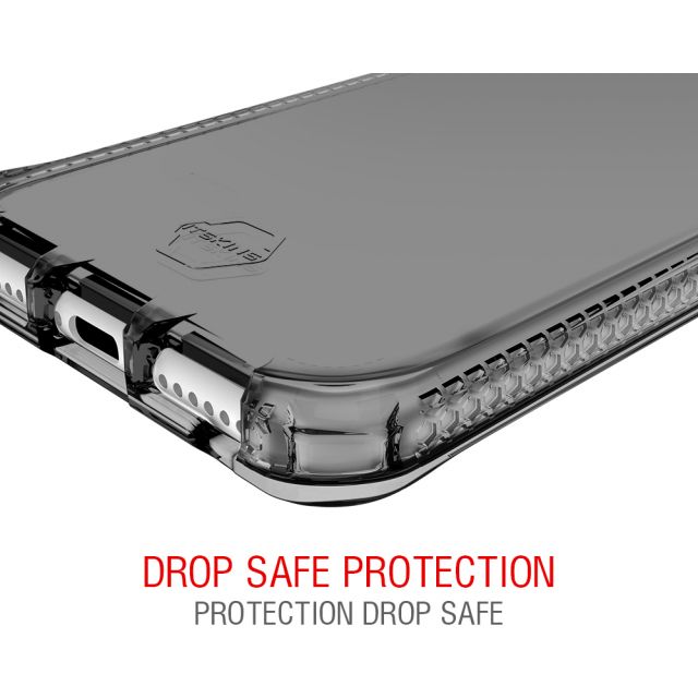 ITSKINS iPhone 8/7/SE2/SE3 Level 2 SpectrumClear Black - Simple kopen bij Microforce | Apple - specialist & refurbished expert | Gratis afhalen in Gentbrugge, Antwerpen & Oudenaarde of snelle levering in België!