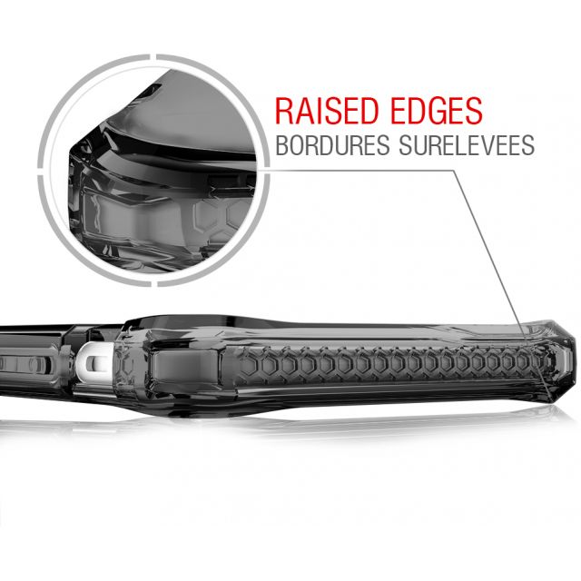 ITSKINS iPhone 8/7/SE2/SE3 Level 2 SpectrumClear Black - Simple kopen bij Microforce | Apple - specialist & refurbished expert | Gratis afhalen in Gentbrugge, Antwerpen & Oudenaarde of snelle levering in België!