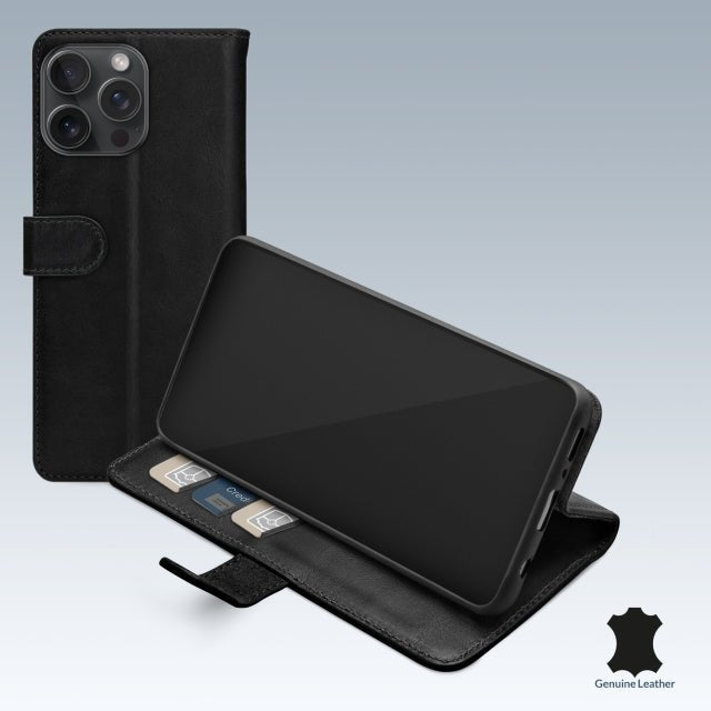 Mobilize Leather Wallet Apple iPhone 15 Pro Max Black - Simple kopen bij Microforce | Apple - specialist & refurbished expert | Gratis afhalen in Gentbrugge, Antwerpen & Oudenaarde of snelle levering in België!