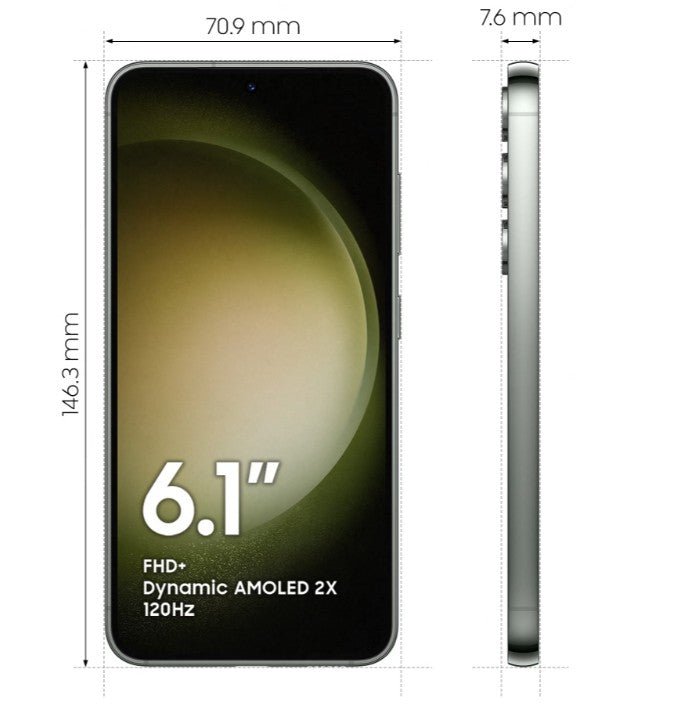 Samsung Galaxy S23 5G 128GB Botanic Green Refurbished 5* - Simple kopen bij Microforce | Apple - specialist & refurbished expert | Gratis afhalen in Gentbrugge, Antwerpen & Oudenaarde of snelle levering in België!