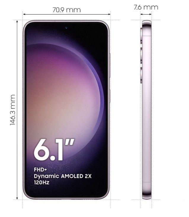 Samsung Galaxy S23 5G 128GB Purple Refurbished 4* - Simple kopen bij Microforce | Apple - specialist & refurbished expert | Gratis afhalen in Gentbrugge, Antwerpen & Oudenaarde of snelle levering in België!