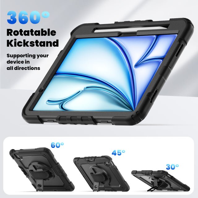 Xccess Survivor All - round Case iPad Air 11 2024/2025 Black - Simple kopen bij Microforce | Apple - specialist & refurbished expert | Gratis afhalen in Gentbrugge, Antwerpen & Oudenaarde of snelle levering in België!