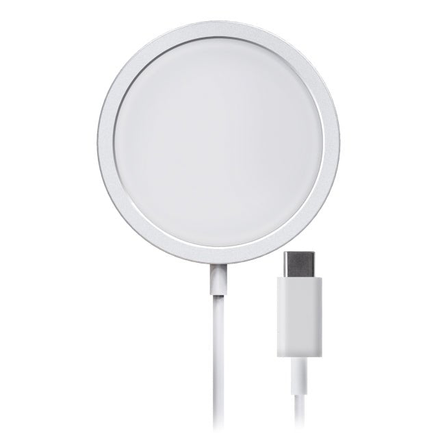 Mobilize Magnetic Wireless Charger Magsafe Compatible USB - C - Simple kopen bij Microforce | Apple - specialist & refurbished expert | Gratis afhalen in Gentbrugge, Antwerpen & Oudenaarde of snelle levering in België!