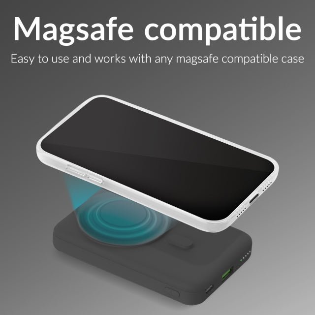 Mobilize Magnetic Wireless Magsafe PD Powerbank 10K 15W Blck - Simple kopen bij Microforce | Apple - specialist & refurbished expert | Gratis afhalen in Gentbrugge, Antwerpen & Oudenaarde of snelle levering in België!