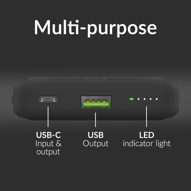 Mobilize Magnetic Wireless Magsafe PD Powerbank 10K 15W Blck - Simple kopen bij Microforce | Apple - specialist & refurbished expert | Gratis afhalen in Gentbrugge, Antwerpen & Oudenaarde of snelle levering in België!