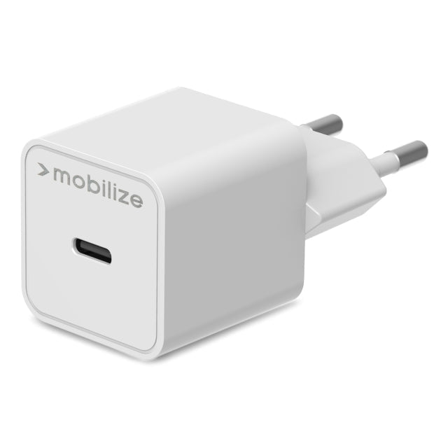 Mobilize Wall Charger USB - C 20W with PD/PPS White - Simple kopen bij Microforce | Apple - specialist & refurbished expert | Gratis afhalen in Gentbrugge, Antwerpen & Oudenaarde of snelle levering in België!