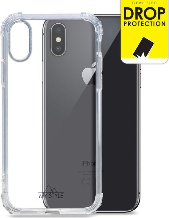 My Style Protective Flex Case for Apple iPhone X/Xs Clear - simple kopen bij Microforce | Apple - specialist & refurbished expert | Gratis afhalen in Gentbrugge, Antwerpen & Oudenaarde of snelle levering in België!