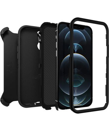 OtterBox Defender Apple iPhone 12/12 Pro black - Simple kopen bij Microforce | Apple - specialist & refurbished expert | Gratis afhalen in Gentbrugge, Antwerpen & Oudenaarde of snelle levering in België!