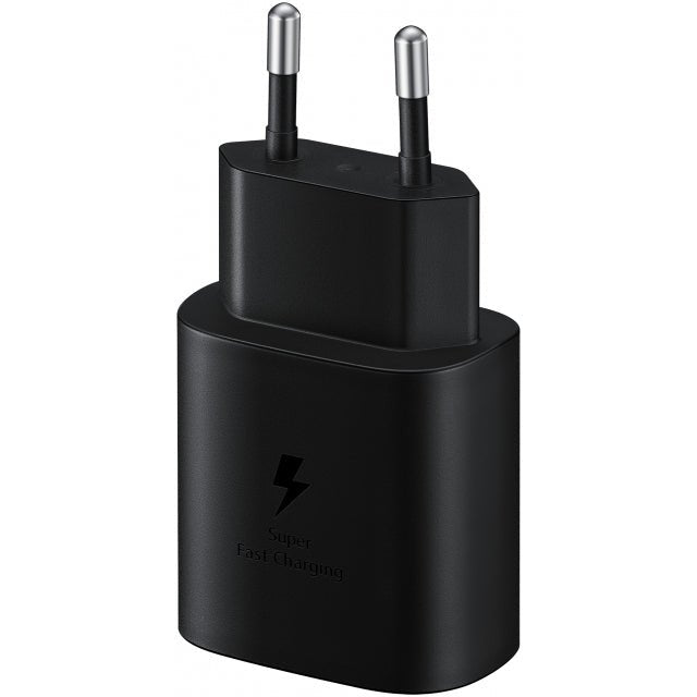 Samsung SuperFast Wall Charger USB - C 25W black - Simple kopen bij Microforce | Apple - specialist & refurbished expert | Gratis afhalen in Gentbrugge, Antwerpen & Oudenaarde of snelle levering in België!