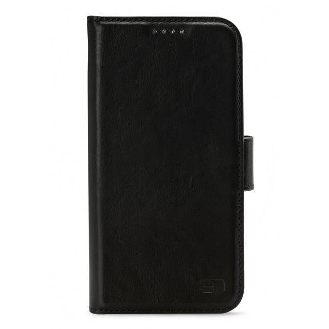 Senza Pure Leather Wallet Apple iPhone 12 Mini Deep Black - Simple kopen bij Microforce | Apple - specialist & refurbished expert | Gratis afhalen in Gentbrugge, Antwerpen & Oudenaarde of snelle levering in België!