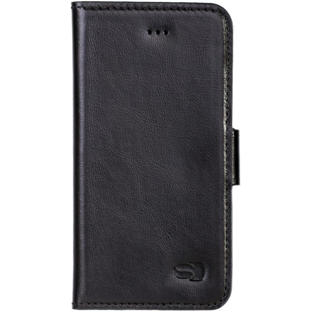 Senza Pure Leather Wallet iPhone 7/8 SE 20/22 Deep Black - Simple kopen bij Microforce | Apple - specialist & refurbished expert | Gratis afhalen in Gentbrugge, Antwerpen & Oudenaarde of snelle levering in België!