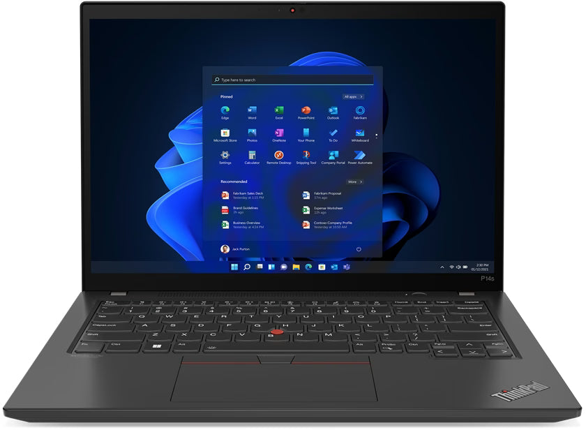Lenovo ThinkPad P14s G3 I7 16GB 1TB SSD 14" W11 Refurb 4*