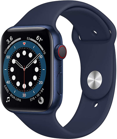 Apple Watch Series 8 Alu 45mm Noir/Bleu GPS 4G Refurb 4*