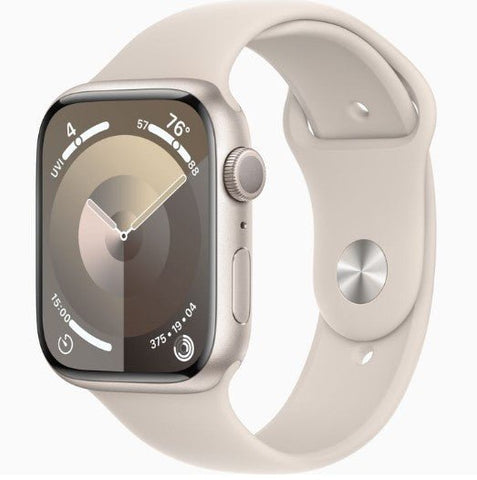 Apple Watch Series 9 Alu 45mm Argent/Beige GPS Refurb 5*