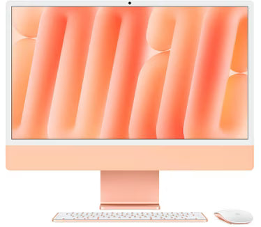 Apple iMac 24" 4.5K M4 16GB 512SSD Orange Refurbished 5*